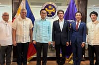 JAPANESE Ambassador Endo Kazuya (third from right) paid a courtesy call on Department of Finance Secretary Frederick D. Go (third from left) to explore ways of further enhancing relations between Japan and the Philippines and to talk about President Marcos Jr.’s 26 to 29 May state visit to Japan.