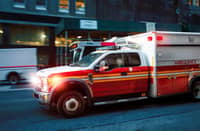 Boy critically injured after falling on steel rod