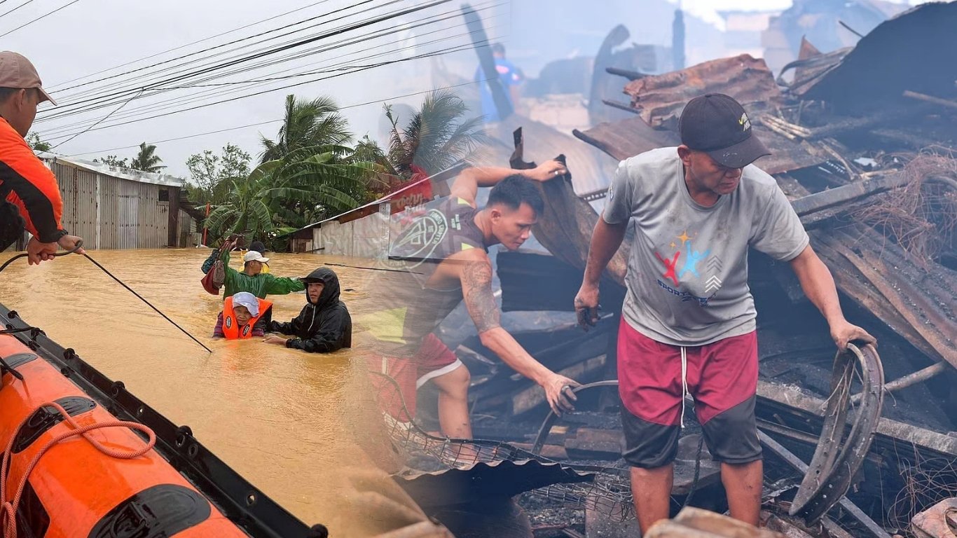 Flood, fire victims receive needed aid