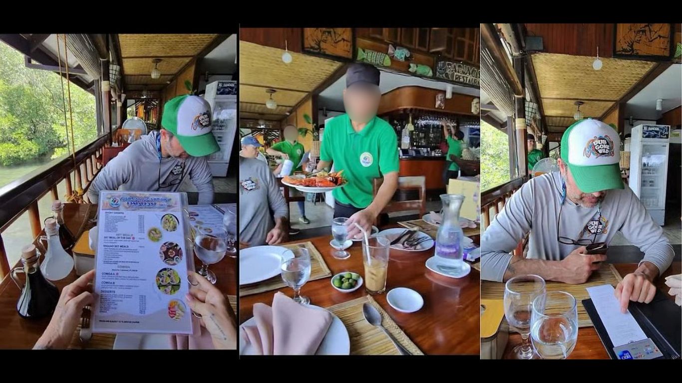 Foreign vloggers shocked by P2.5-million restaurant bill in Palawan