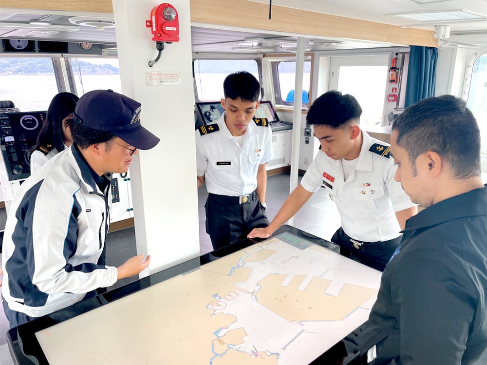 MMMA cadets train under MOL Japan’s exchange program