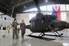 PAF welcomes two new Bell 412EPX helicopters