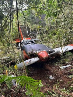 Two PAF personnel injured in Benguet plane crash