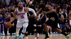 Knicks overcome Cavs in OT behind Brunson