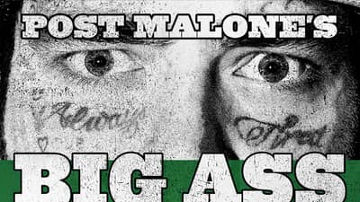 Post Malone's Big Ass World Tour poster.