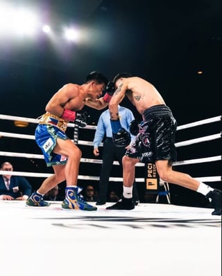Collazo running away from Taduran?