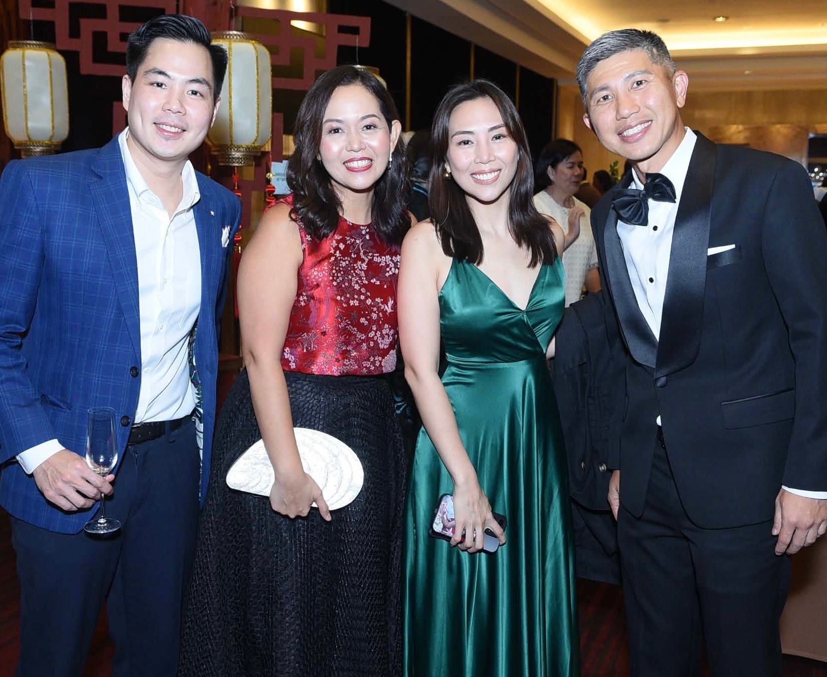 HARLEY Bangayan, Celeste Timoteo, Bot Bangayan and Allen Copok.
