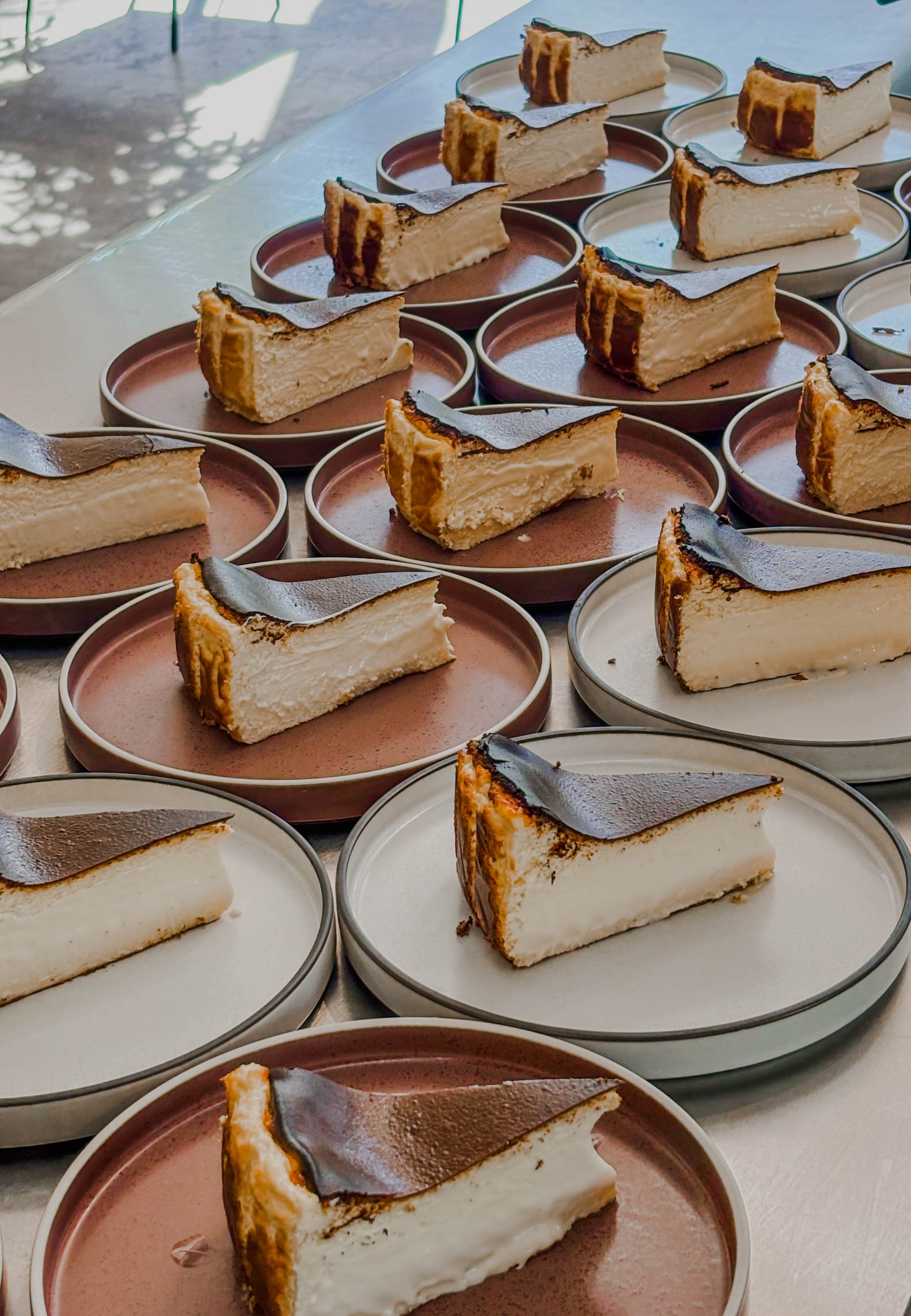 TIGHTROPE Coffee’s Basque Burnt Cheesecake.