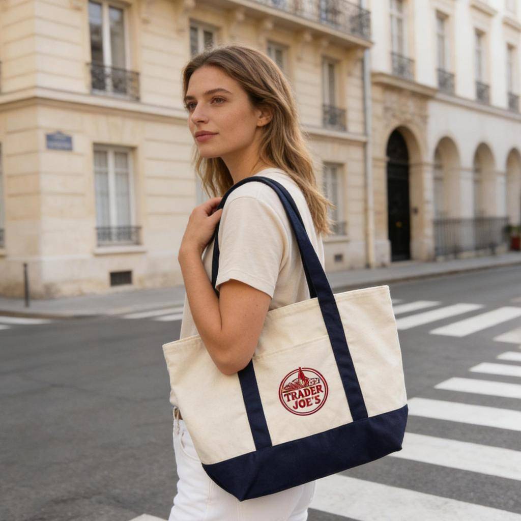 A BASIC grocery tote finds itself at the center of modern hype culture.