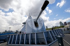 On board the Royal Netherlands frigate HNLMS De Ruyter (F804)