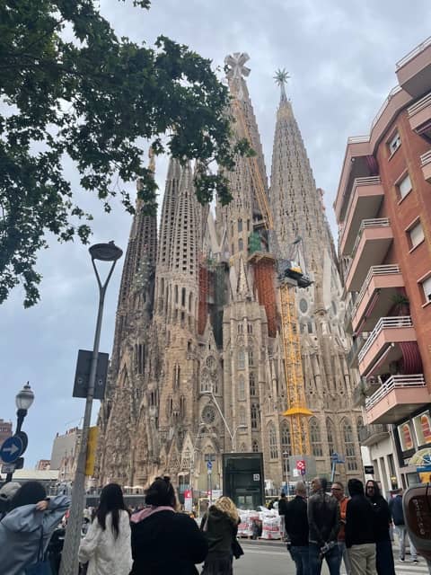 La Sagrada Família exterior.
