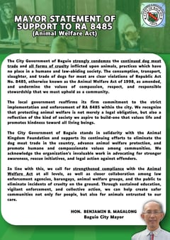 Baguio condemns dog meat trade