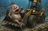CRITICS fear deep-sea mining will smother marine life with waste and the noise of heavy machinery will disrupt oceanic migrations.