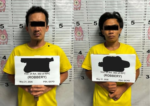 Quezon Police nab two suspects in lotto machine robbery