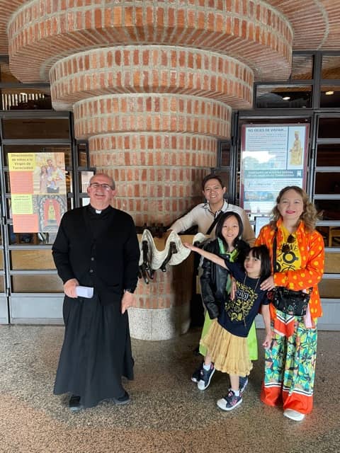 A Spanish priest told this writer and her family that the giant clam shells came from the Philippines.