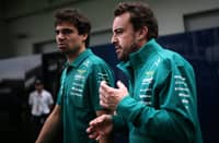 ASTON Martin teammates Fernando Alonso and Lance Stroll confer as Alonso adds his voice to drivers questioning F1’s energy-heavy new formula.