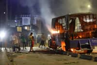 Thousands clash with police over alleged child rape