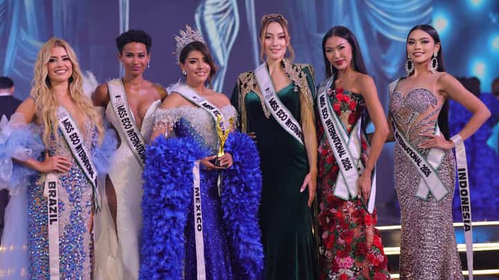 Miss Eco International 2026
* Winner — Mexico
* First Runner-Up — Ukraine
* Second Runner-Up — Australia
* Third Runner-Up — Indonesia
* Fourth Runner-Up — Brazil