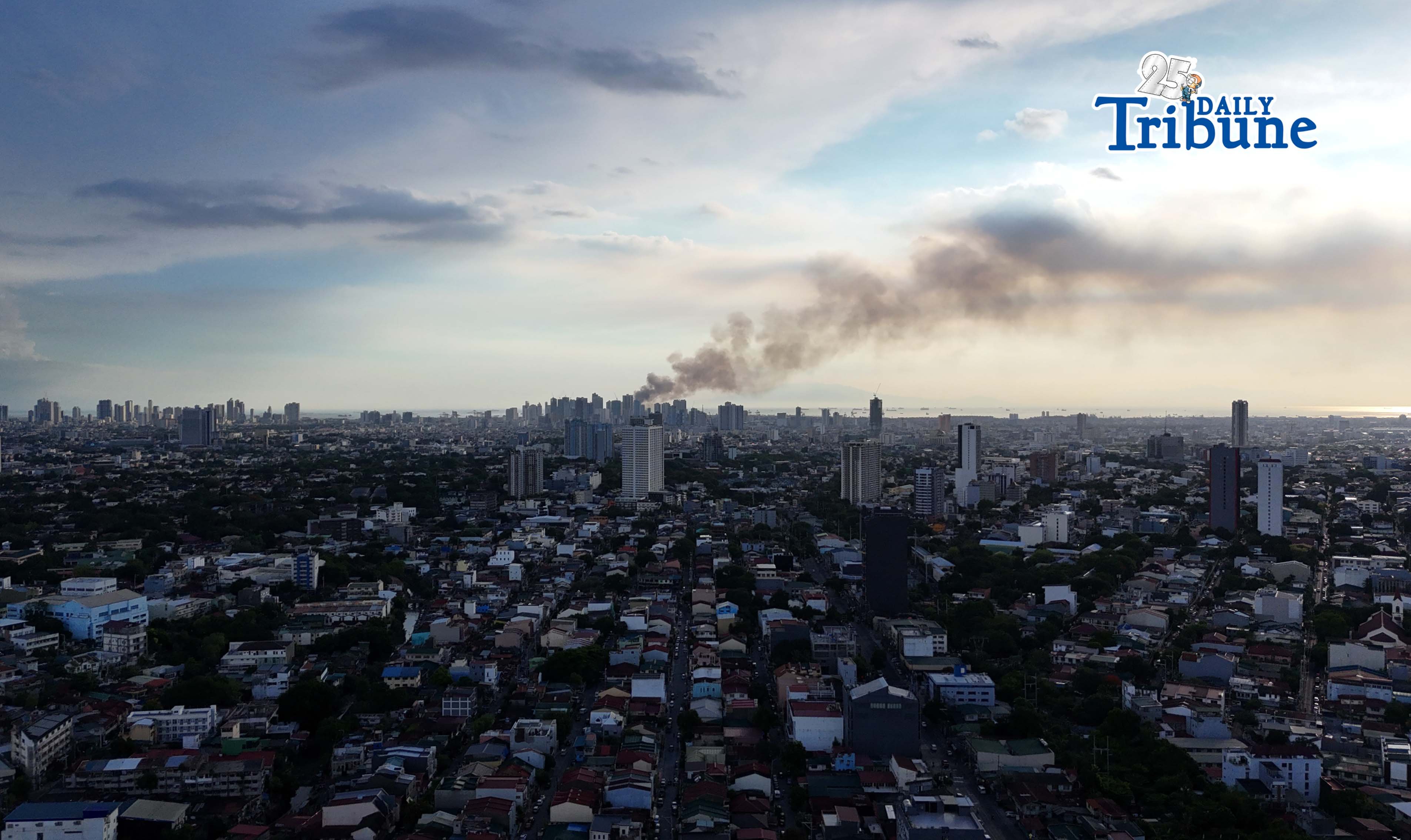 Smoke from the Binondo Fire 
