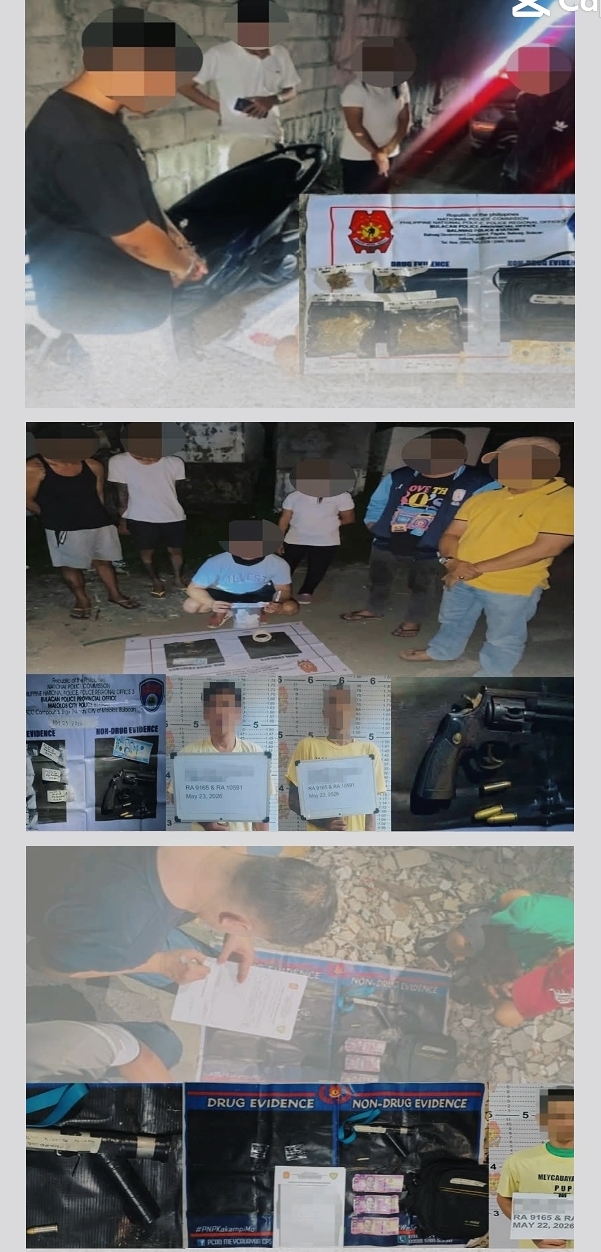 Four arrested in Bulacan anti-drug operations; P683-K contraband seized