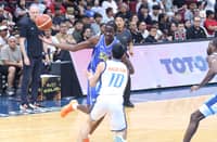 A couple of seconds after this shot was taken, Bol Bol found himself grimacing in pain after twisting his ankle during Game 2 of the TNT-Meralco best-of-seven semifinal series in the PBA Commissioner’s Cup on Friday at the Mall of Asia Arena.