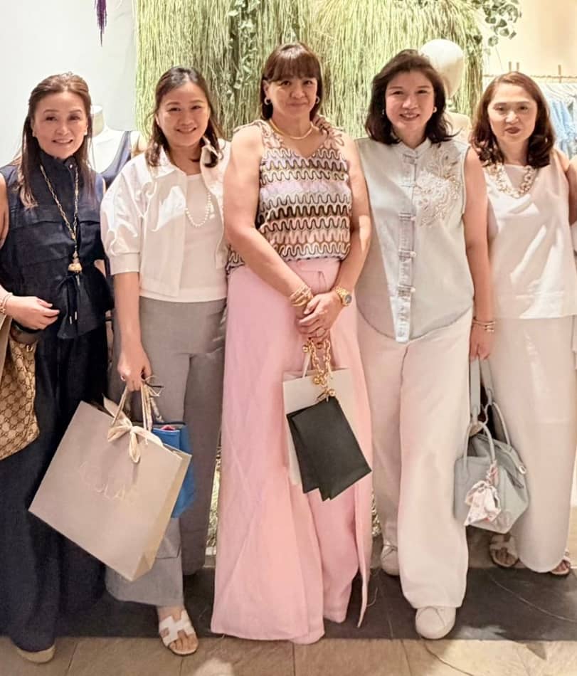 LYNETTE Ng, Jenny Tan, Grace Borlongan, Juliet Alcantor and Sandy Yu.