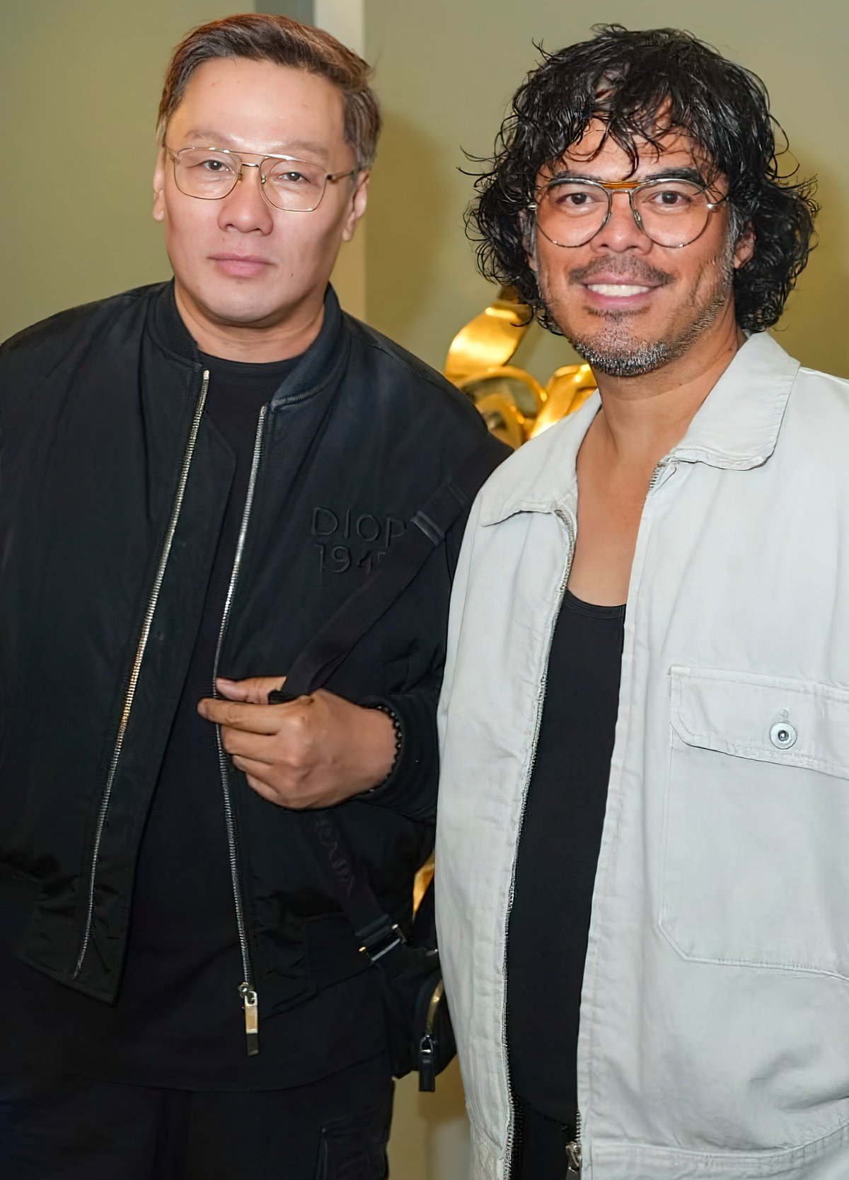 INTERNATIONAL fashion photographer Filbert Kung and Bernard Maybituin.