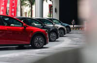 FAMILIES looking at electric mobility now have a six-seat Tesla option
with three rows and flexible cabin space.