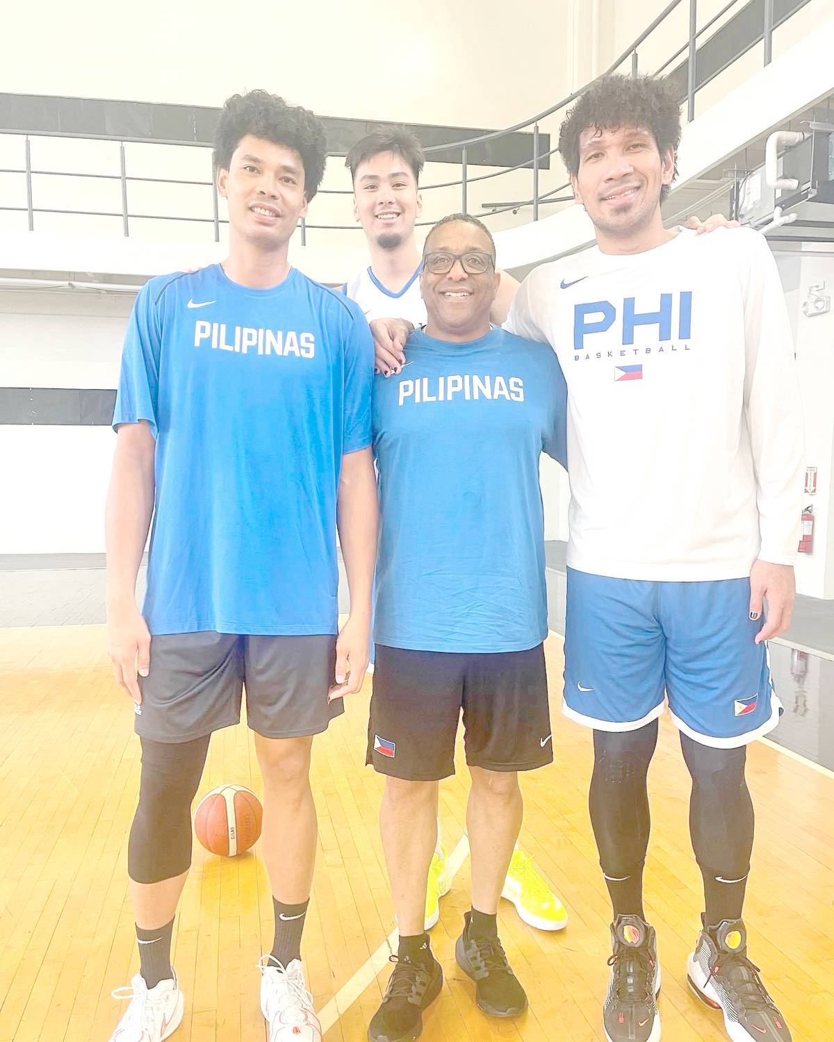 GILAS Pilipinas big men Japeth Aguilar, Kai Sotto and June Mar Fajardo are getting premium tips from no less than a PBA grand slam champion, Sean Chambers.