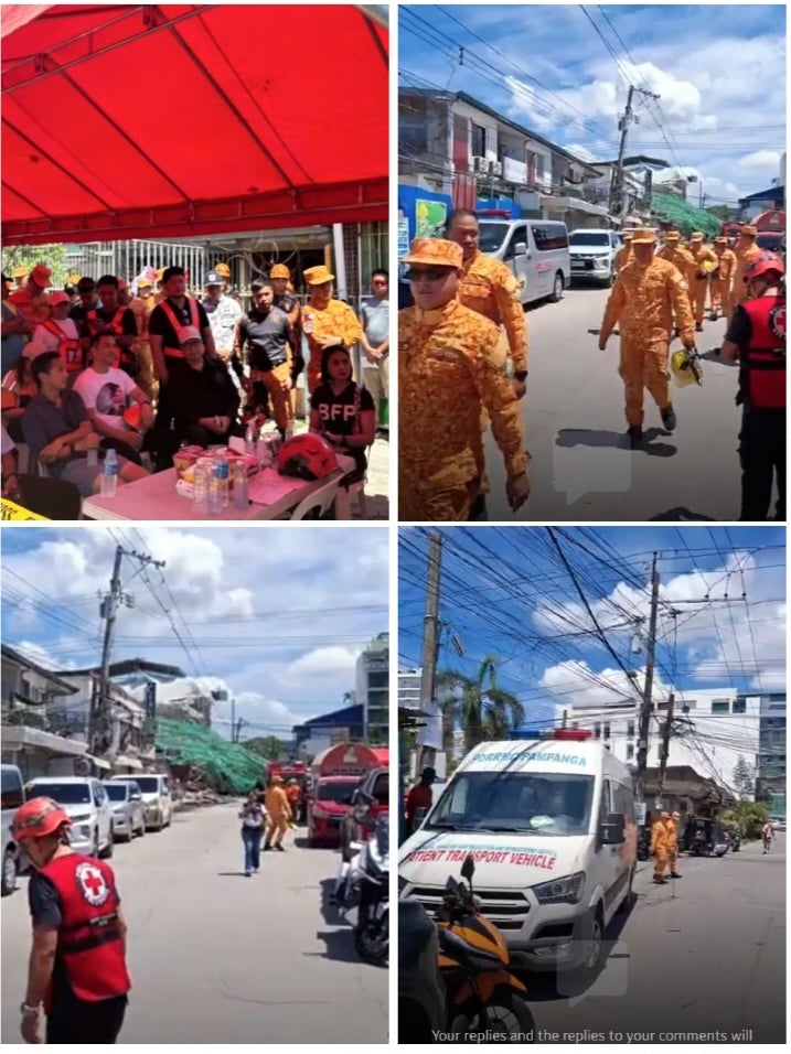 Voices heard beneath collapsed Angeles building