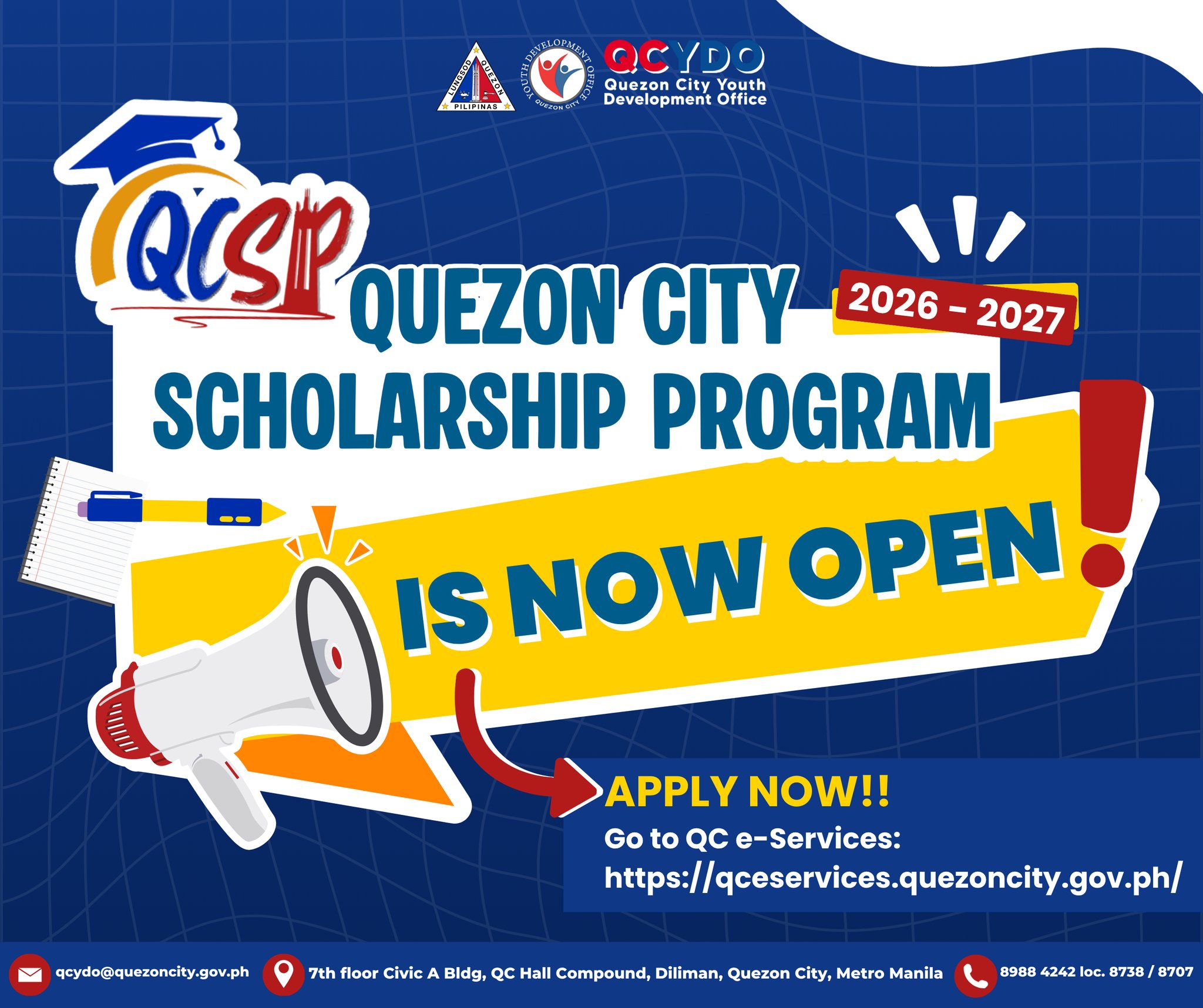 Quezon City opens scholarship program applications