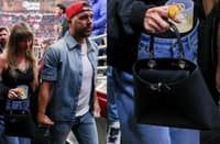 Travis Kelce and Taylor Swift attends the game between the New York Knicks and Cleveland Cavaliers during Game Three of the 2026 Eastern Conference Finals on 23 May, 2026 at Rocket Arena in Cleveland, Ohio.
