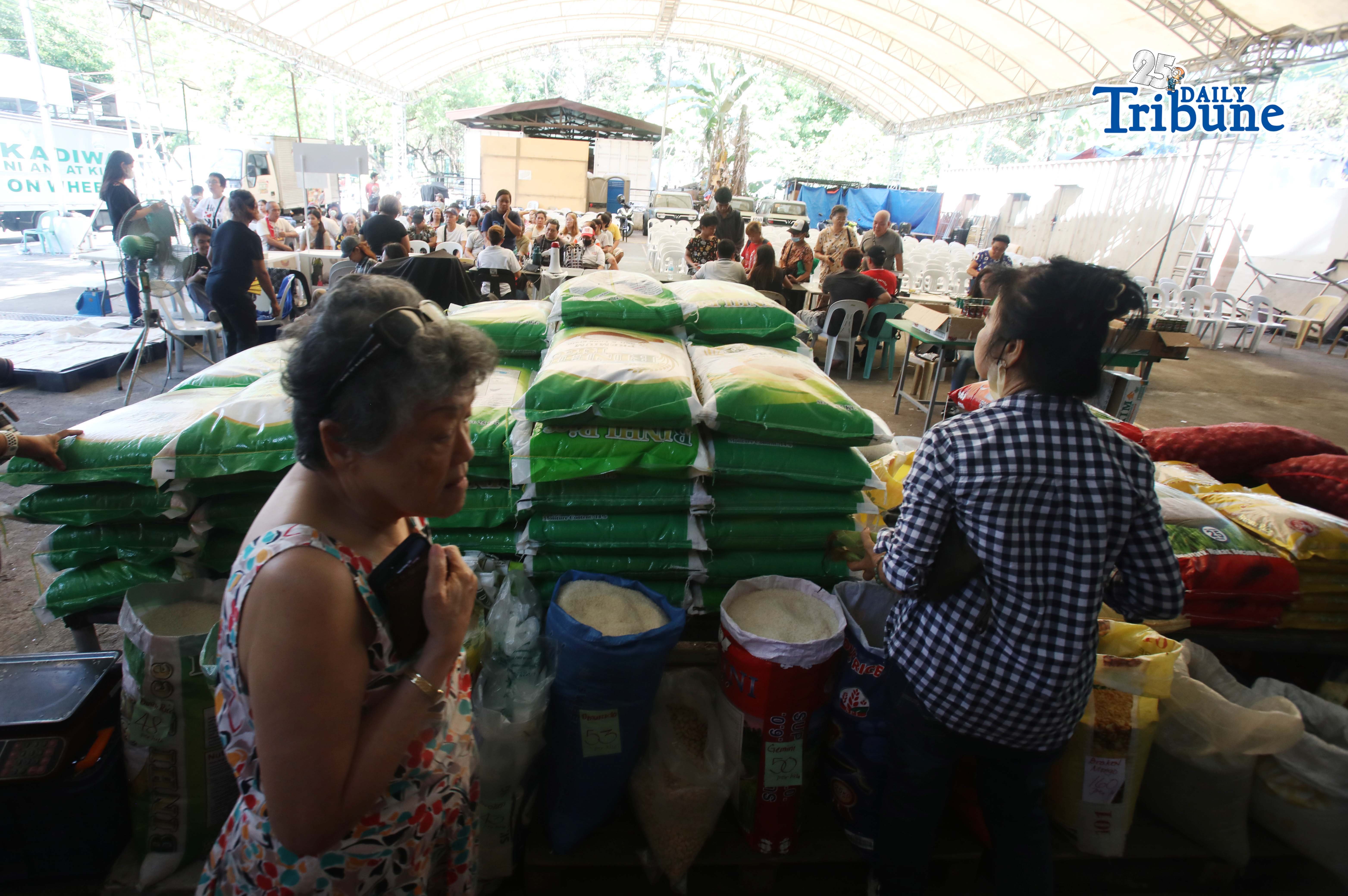 Local and imported rice at BIA 