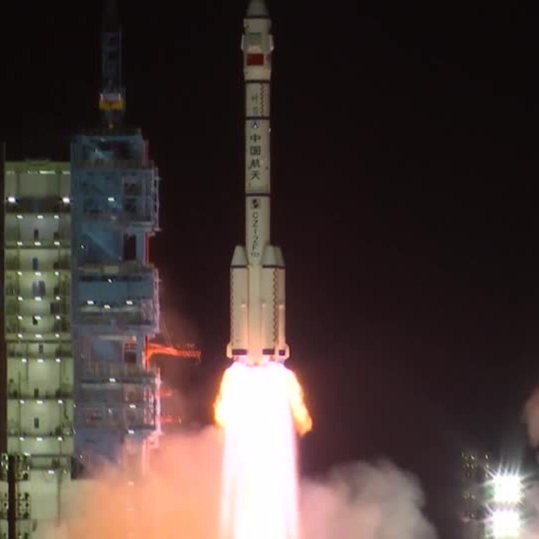 Crewed space flight launches as part 
of Moon ambitions