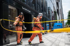 Spraying incident in mall injures 20