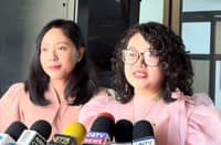 Kabataan Partylist Rep. Renee Co (right) and Gabriela Women's Partylist Rep. Sarah Elago (left)