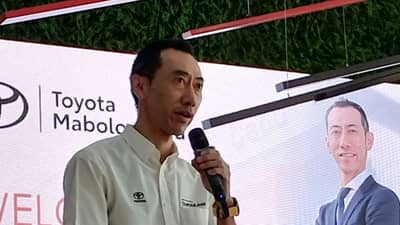 TOYOTA Motor Philippines president Masando Hashimoto.