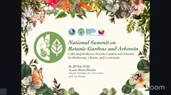 DENR opens National Summit on Botanic Gardens and Arboreta 2026