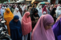 Eid al-Adha morning prayers