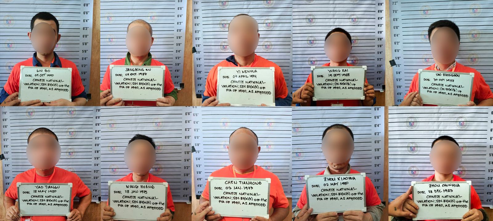 24 Chinese nationals nabbed in Davao over immigration violations