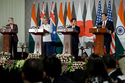 Quad ministers warned against provoking conflict