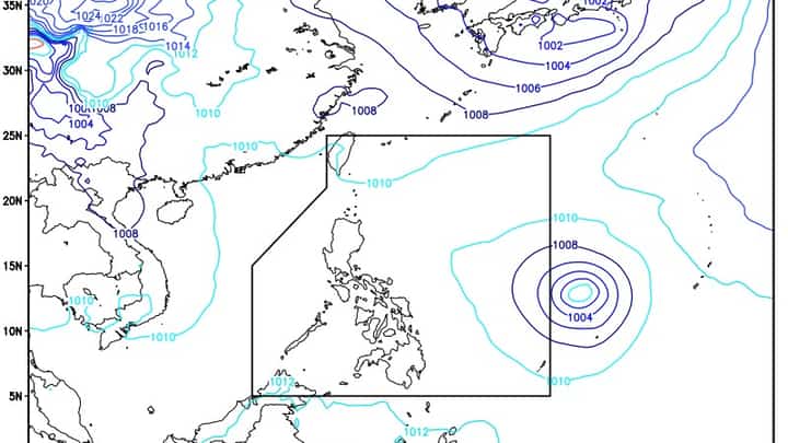 Southwesterly Windflow brings rains over Western Philippines; Jangmi remains outside PAR