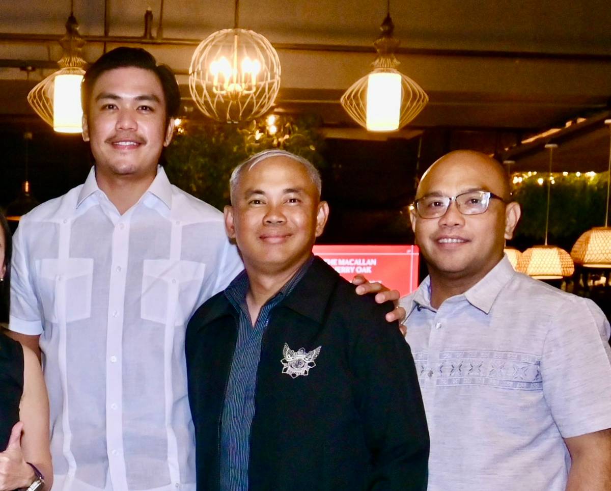 MIKE Chan, Nick Ombao and Bethany Tinga.