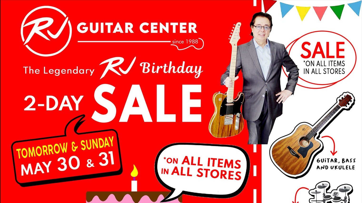 The Legendary RJ Birthday Sale