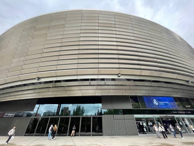 SANTIAGO Bernabeu, the Real Madrid Stadium.