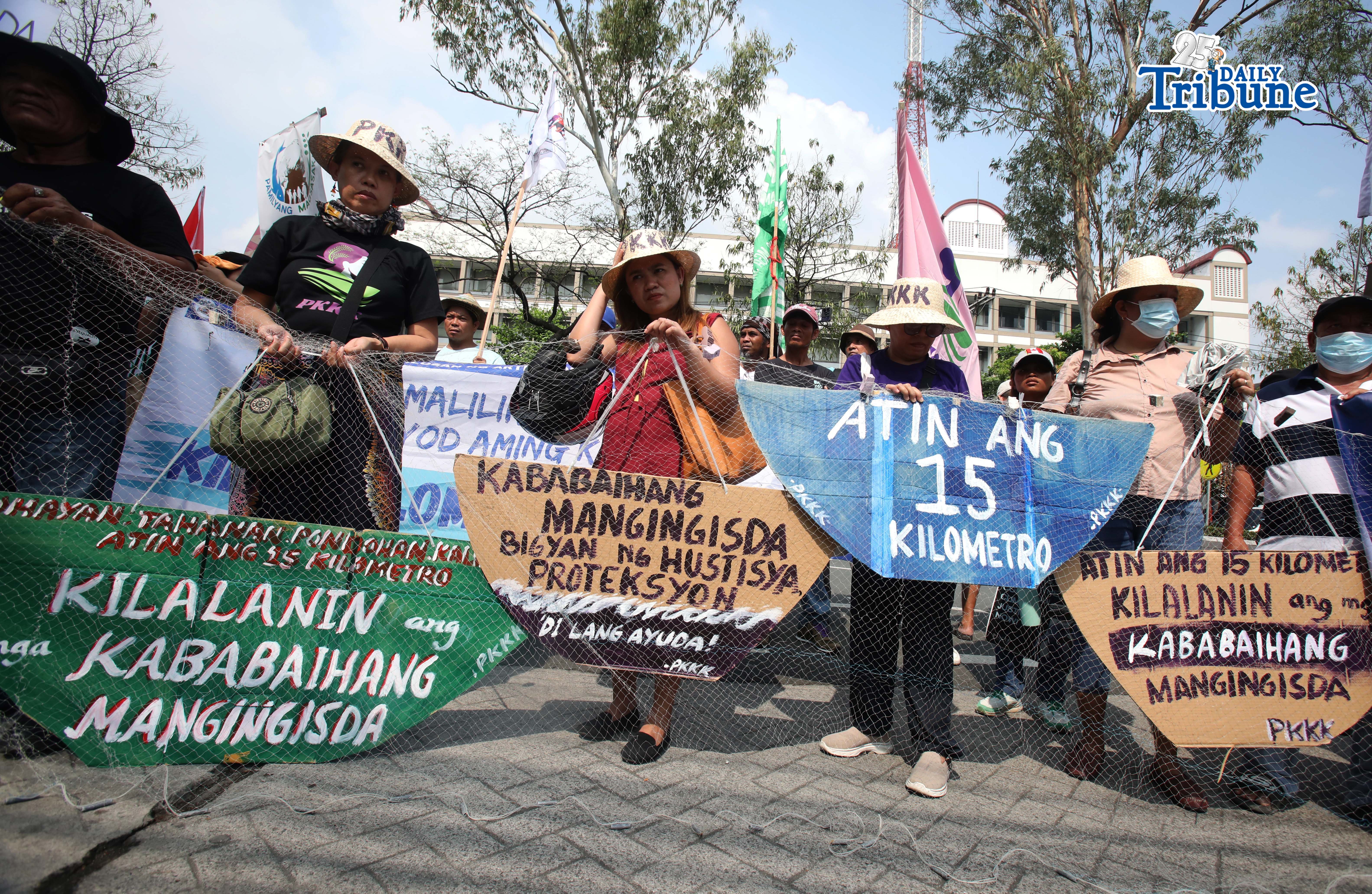 Commercial fishing protest 