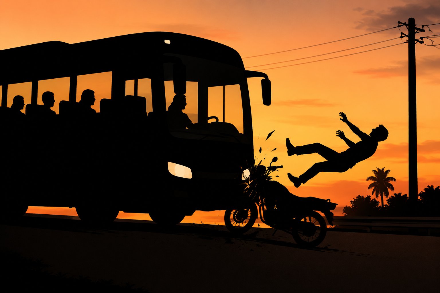 Motorcyclist injured in collision with bus in Pagudpud