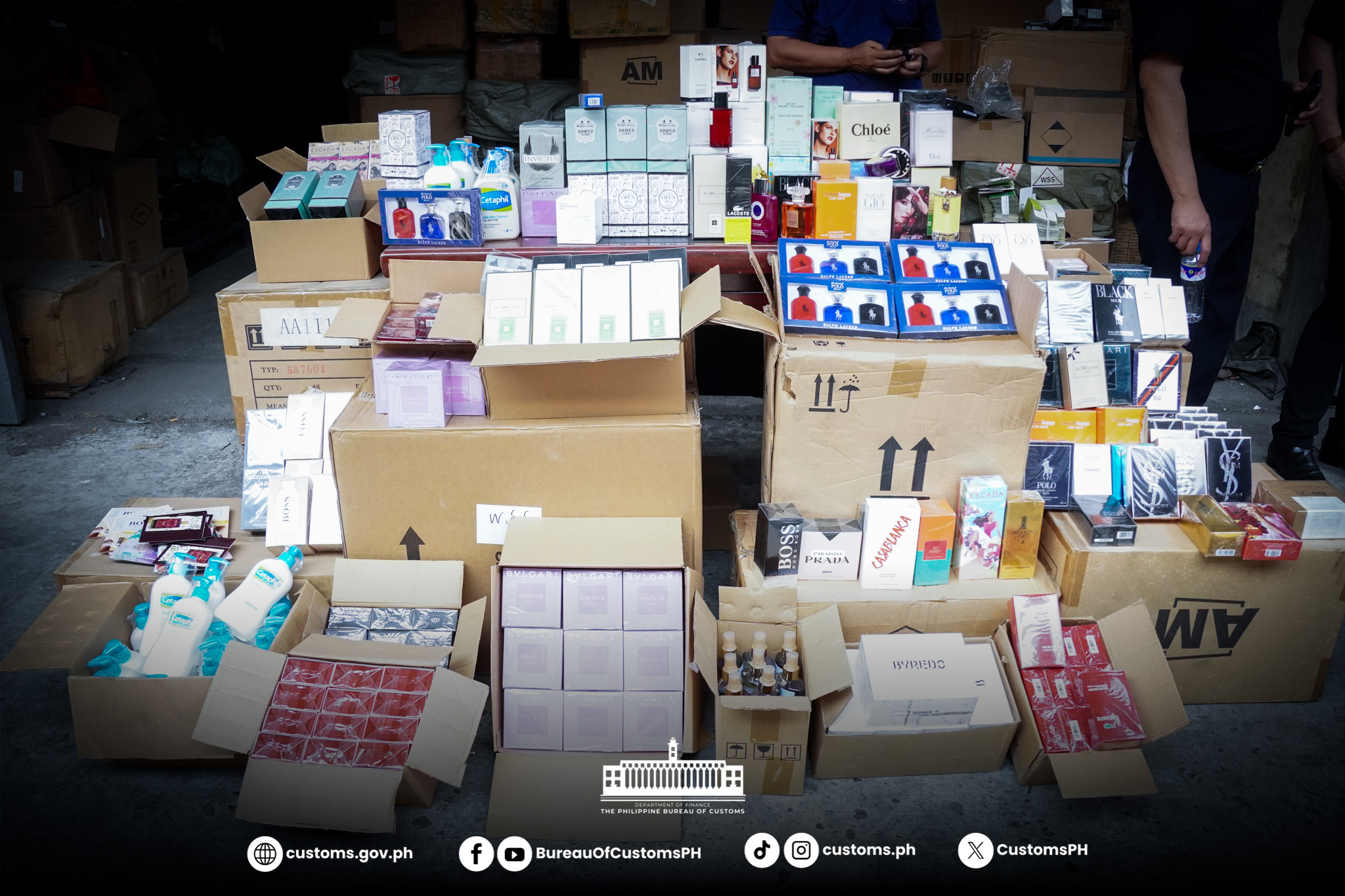P841M counterfeit goods seized in Valenzuela City