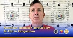 American sex offender behind bars