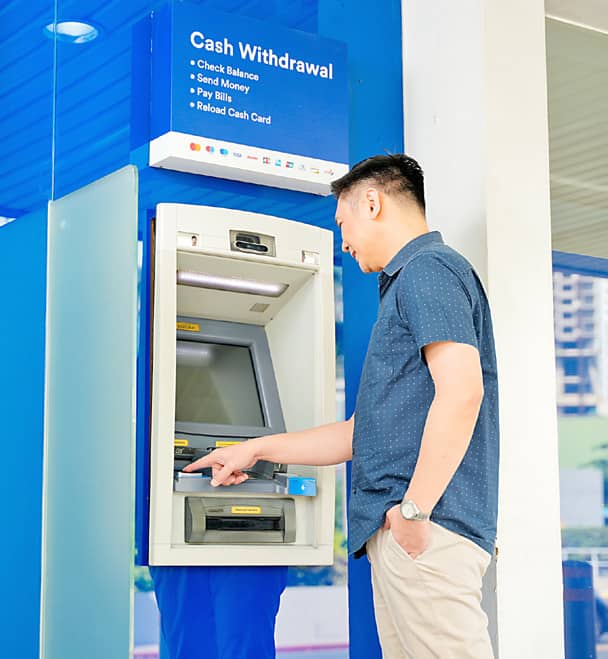 NO card? No problem! Transact cardless using your fingerprint or face
biometrics.